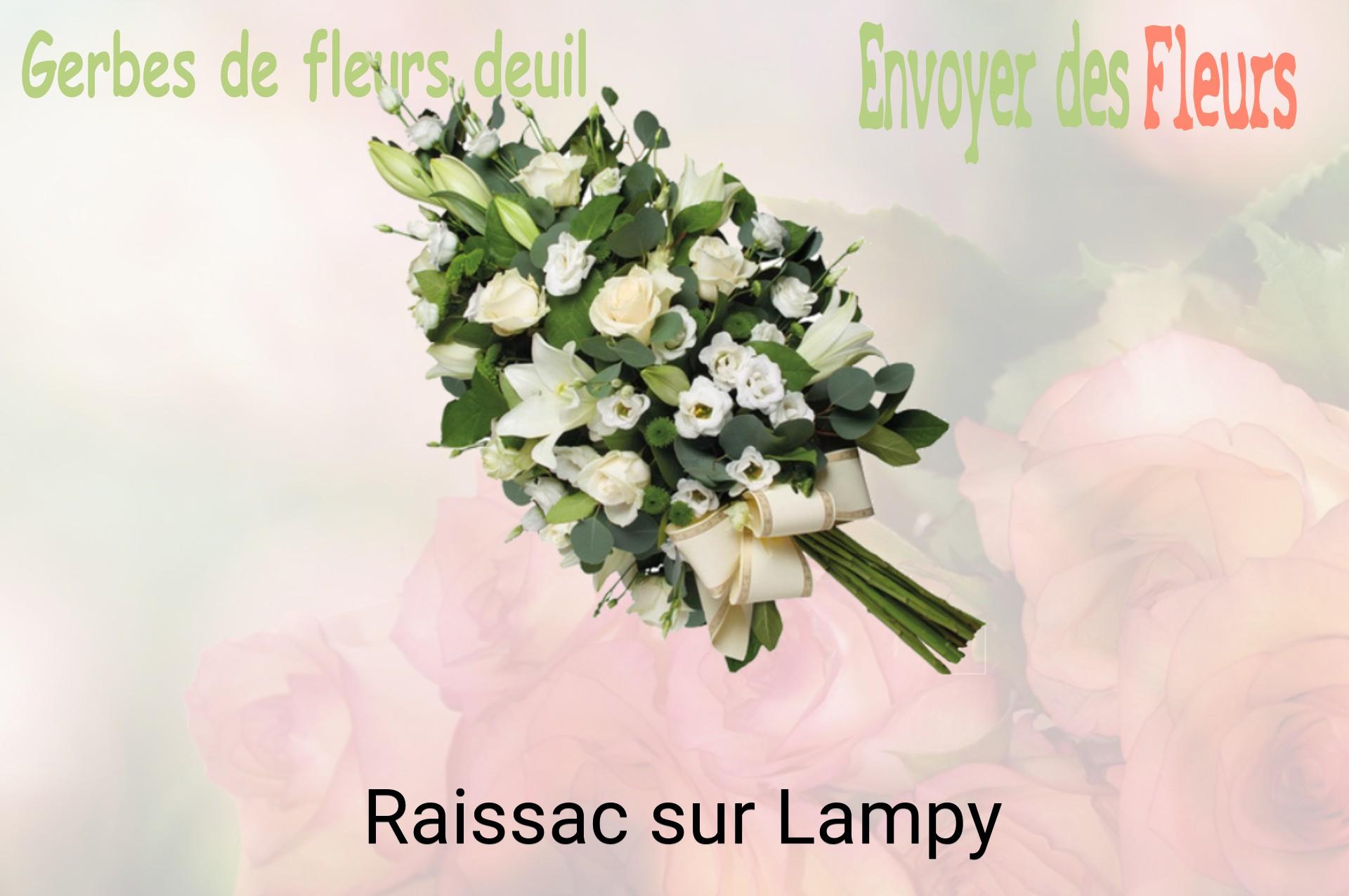 Gerbe de fleurs de deuil livrée à Raissac-sur-Lampy